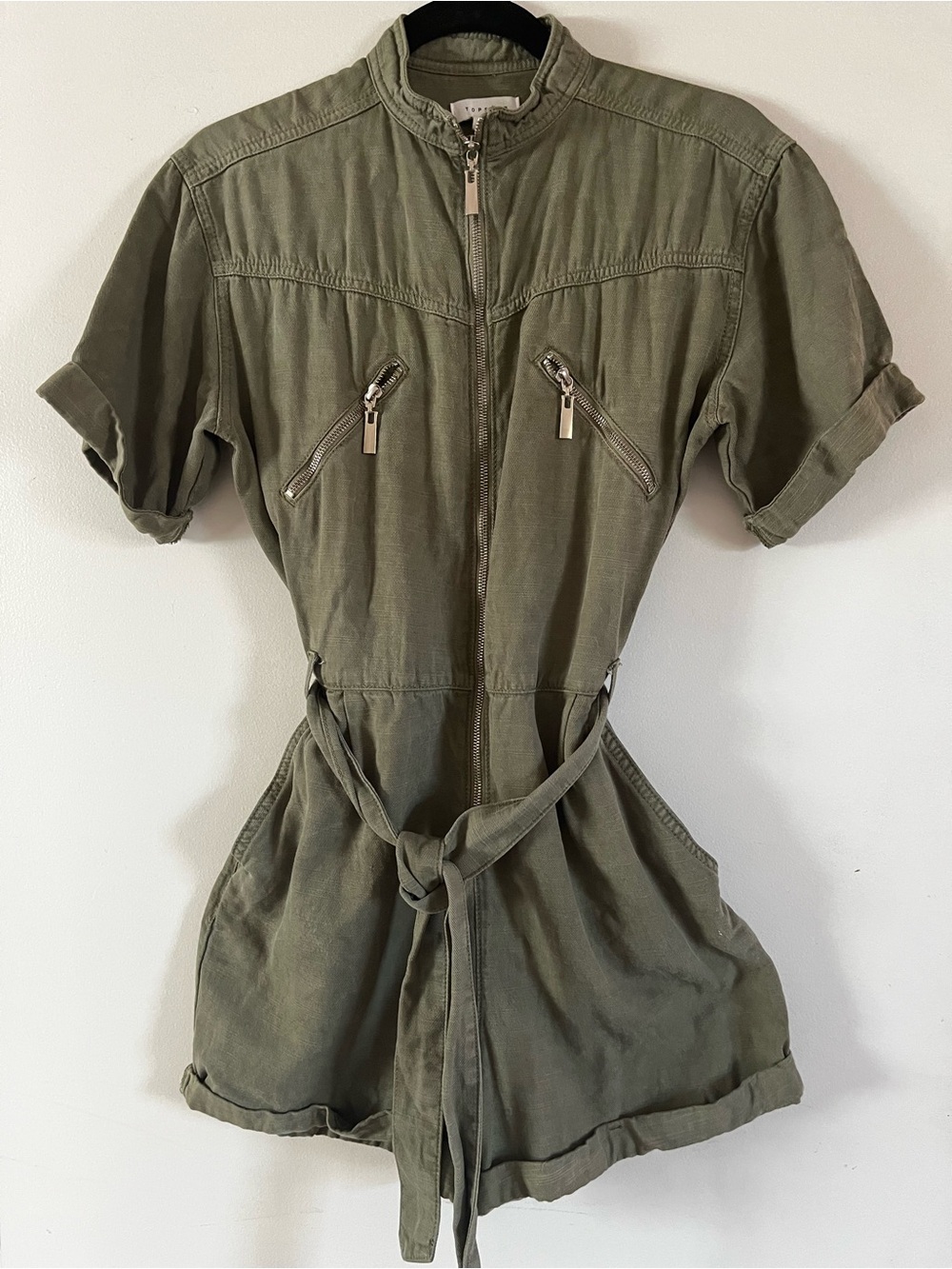 Top Shop Denim Romper